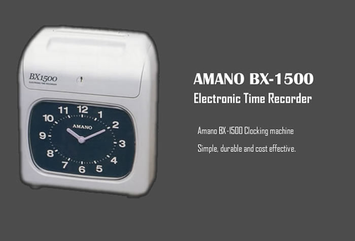 Amano BX-1500 Electronic Time Recorder Product
